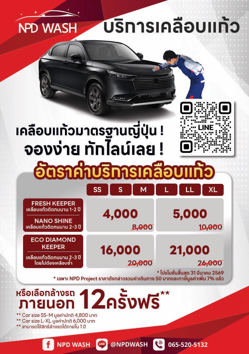 Glass coating promotion