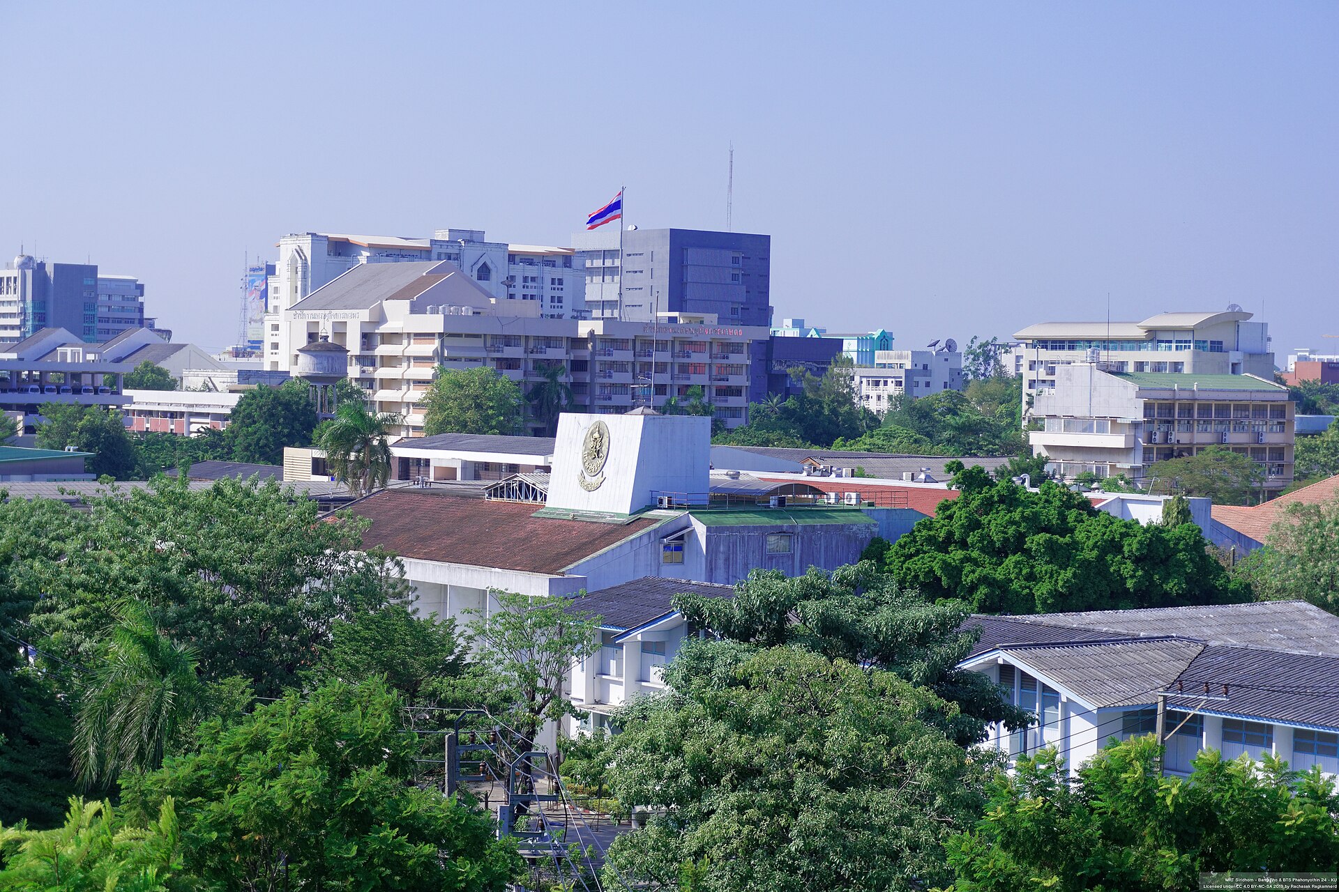 BTS Kasetsart University station near Bangkok Aquarium