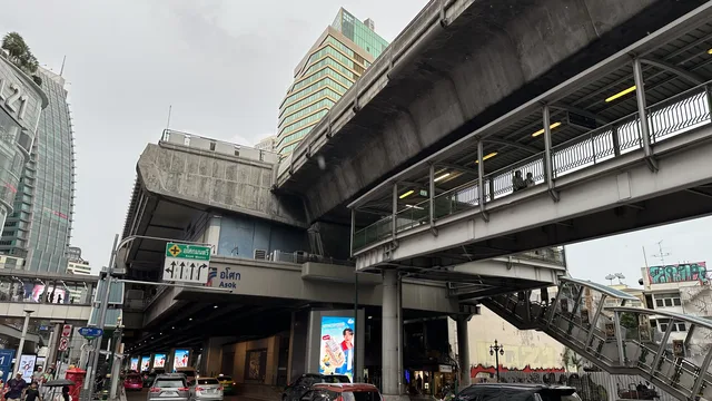 BTS Asok station in Bangkok's Sukhumvit corridor
